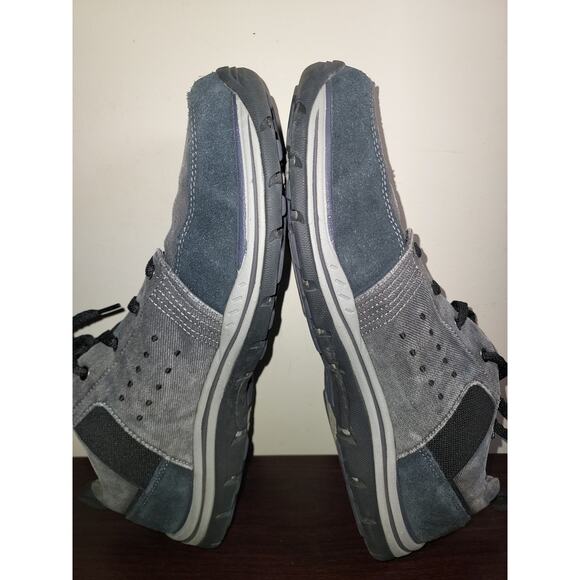 Skechers Mens Relaxed Fit Shoes 11M Lace Up Expected Vaspen Oxford Black Gray - Picture 8 of 14